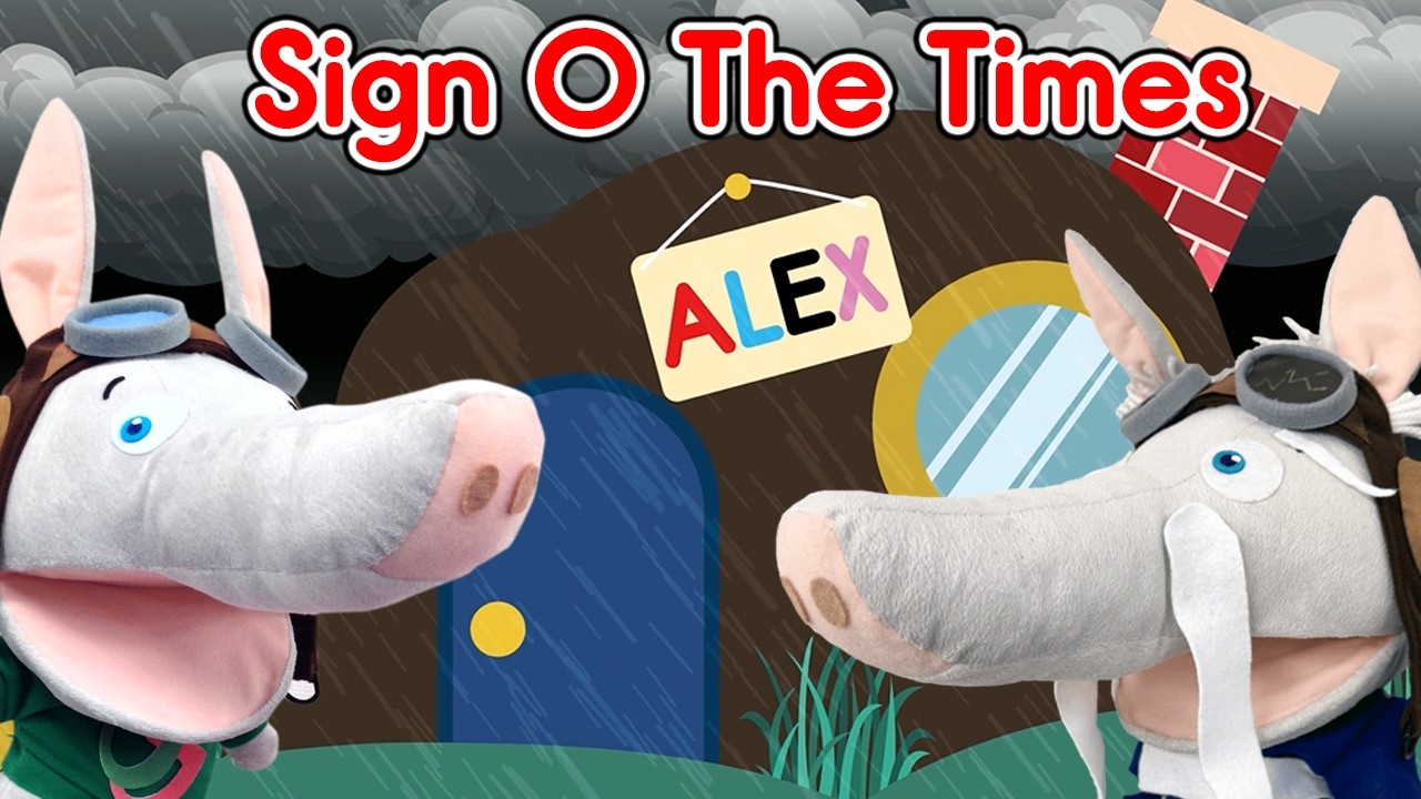 こども英語番組:年少～年長向け) English Conversation Practice: Sign