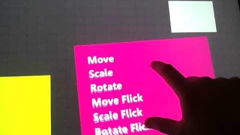 SUR40 Sample Apps First Look: XNA Scatter