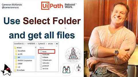 How to use UiPath Select Folder to get all files in a Directory Example