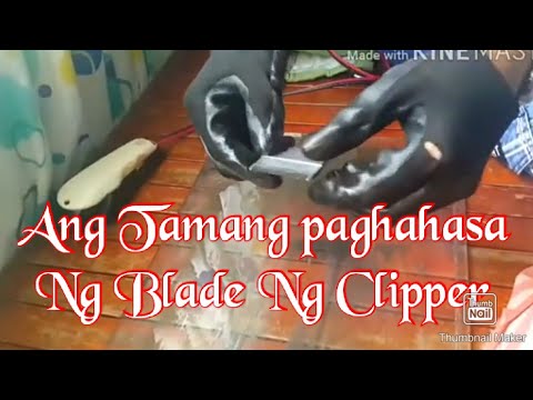 Video: Paano Patalasin Ang Mga Blades Sa Isang Clipper