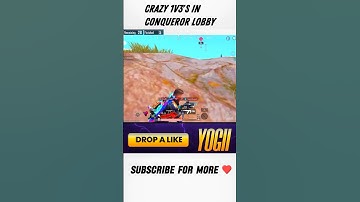 Crazy 1v3’s In Conqueror Lobby 🤯🔥| #bgmi #gaming #bgmishorts #shorts