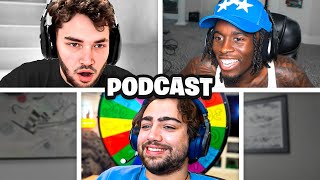 Late Night Podcast w/ Adin Ross, Kai Cenat, & Mizkif.. (Full Stream)