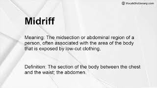 Midriff Meaning