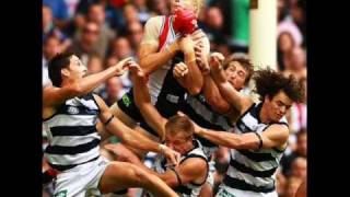 Video thumbnail of "Mike Brady - AFL Up there Cazaly"