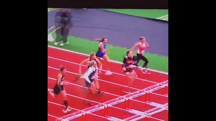 Saxony 2022 Anna Thomason 100m Hurdles State Final