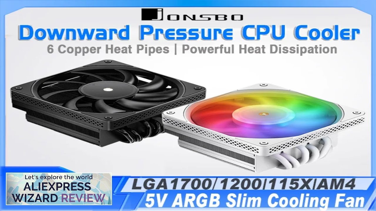 Jonsbo HX6200D 6 Heat Pipe Downward Pressure CPU Cooler D-TDP 200W PWM Review