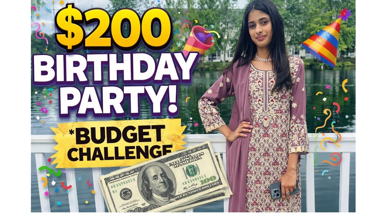 Vlog-61   CelebrationTime #BirthdayPartyOnABudget #200DollarChallenge #family #funny #dailyvideo 