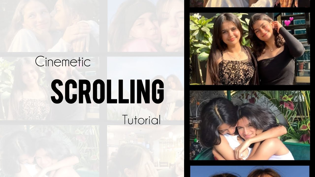 Scroll Effect Video Cinemetic Scrolling Effect | Easy Sliding Effect by InShot app for ...