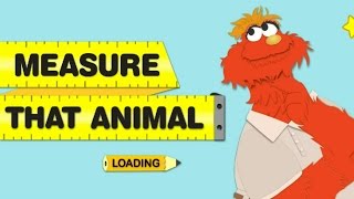 Sesame Street Measure That Animal Murray Online Game For Children Sesame Street Measure That Animal Murray Online Game For Children