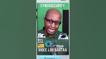 Sidee Loo bartaa Cybersecurity #AfsomaliIT #TechCourses #SomaliLearning #ITSkills