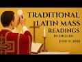 TRADITIONAL LATIN MASS READINGS JUN 11 2026 