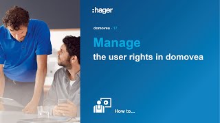 17. Manage the user rights in domovea screenshot 1