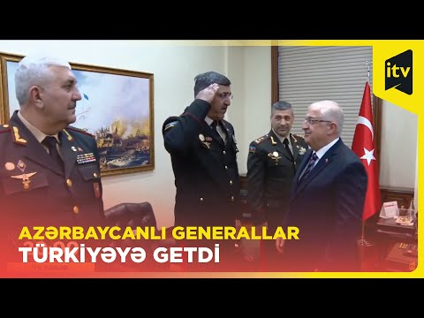 Türkiyənin milli müdafiə naziri Yaşar Güler Ankarada azərbaycanlı generallarla görüşüb