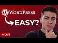 Is building WordPress websites easy? (LIVE)