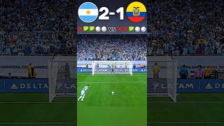 Ecuador vs Argentina. Copa America 2024. | Quarter-Final | Penalty Shootout.