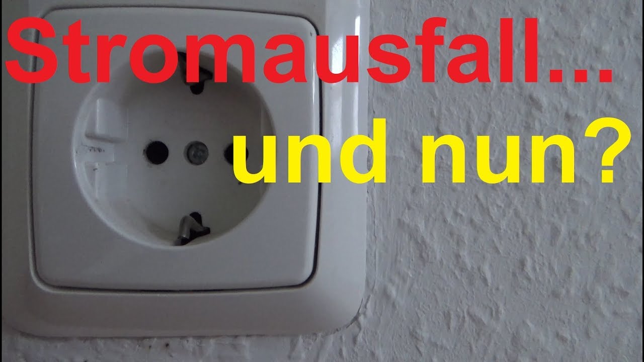 Stromausfall was tun Worauf man bei einem Stromausfall achten sollte und was man nicht tun sollte