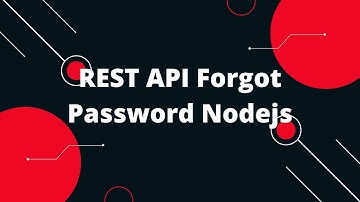 Rest API Forget Password and Reset Password in Node and Express #3
