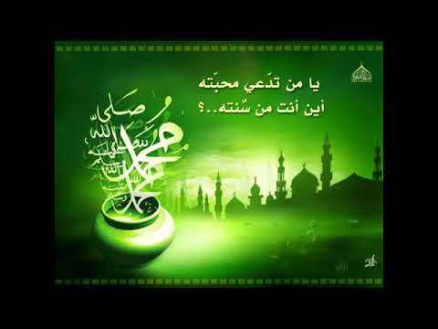 يامن تدعي محبته اين أنت من سنته