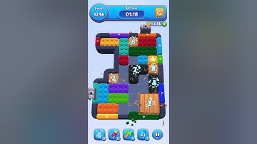 Color Block Jam Level 1236 – Full Puzzle Solution (No Boosters)