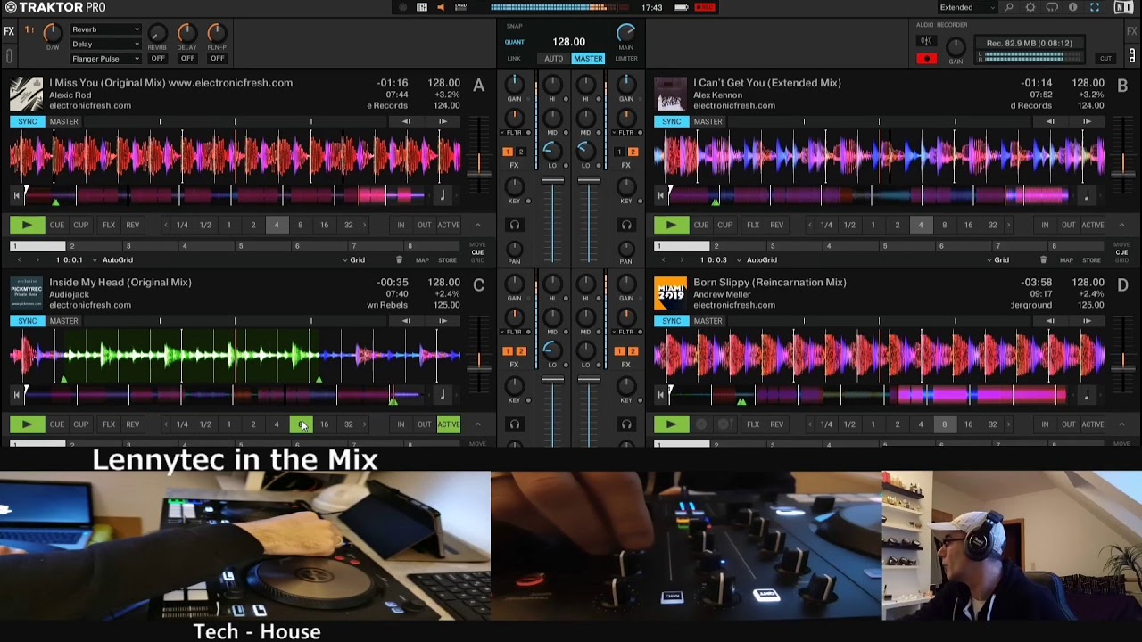 Tech House Sounds 001 Tech House Mix 2020 with 4 Decks YouTube