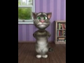 Talking tom says wut and the is over funny