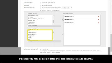 Creating Minimum/Maximum Grade Columns