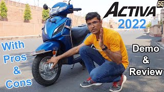 Honda Activa 6G 2022 Detailed Review &amp; Demo | BS6 | Pros &amp; Cons | Price, Features | Best Scooter