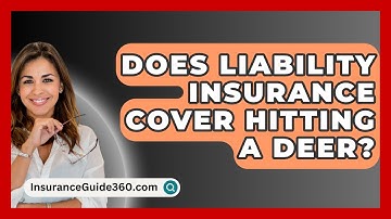 Does Liability Insurance Cover Hitting A Deer? -  InsuranceGuide360.com