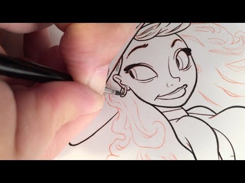 INKtober, Part 2 - Inking the Redline