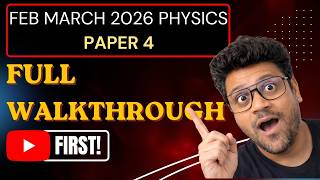 Feb March 2026 IGCSE Physics Paper 4 (0625) Walkthrough | Full Solution First on YouTube?