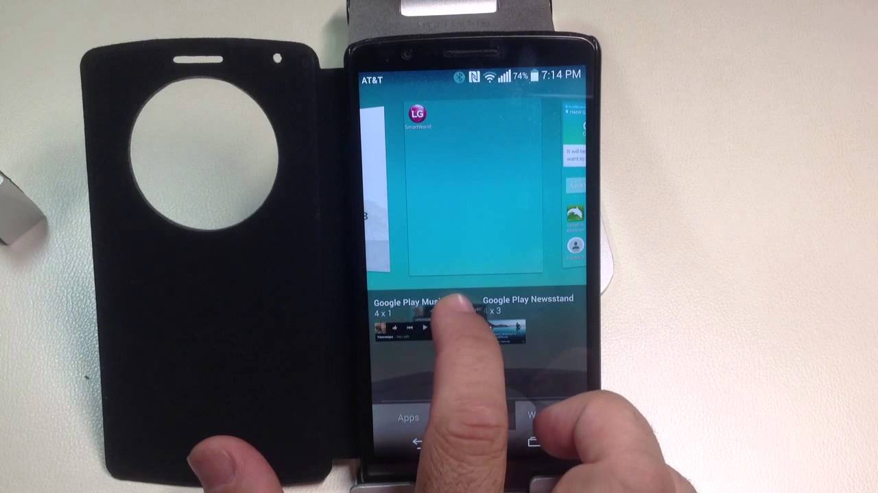 LG G3 Tips: How to add and remove widgets - YouTube