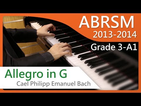 [青苗琴行]-abrsm-piano-2013-2014-grade-3-a1-cael-philipp-emanuel-bach-allegro-in-g-{hd}