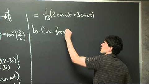 Sinusoidal Functions | MIT 18.03SC Differential Equations, Fall 2011