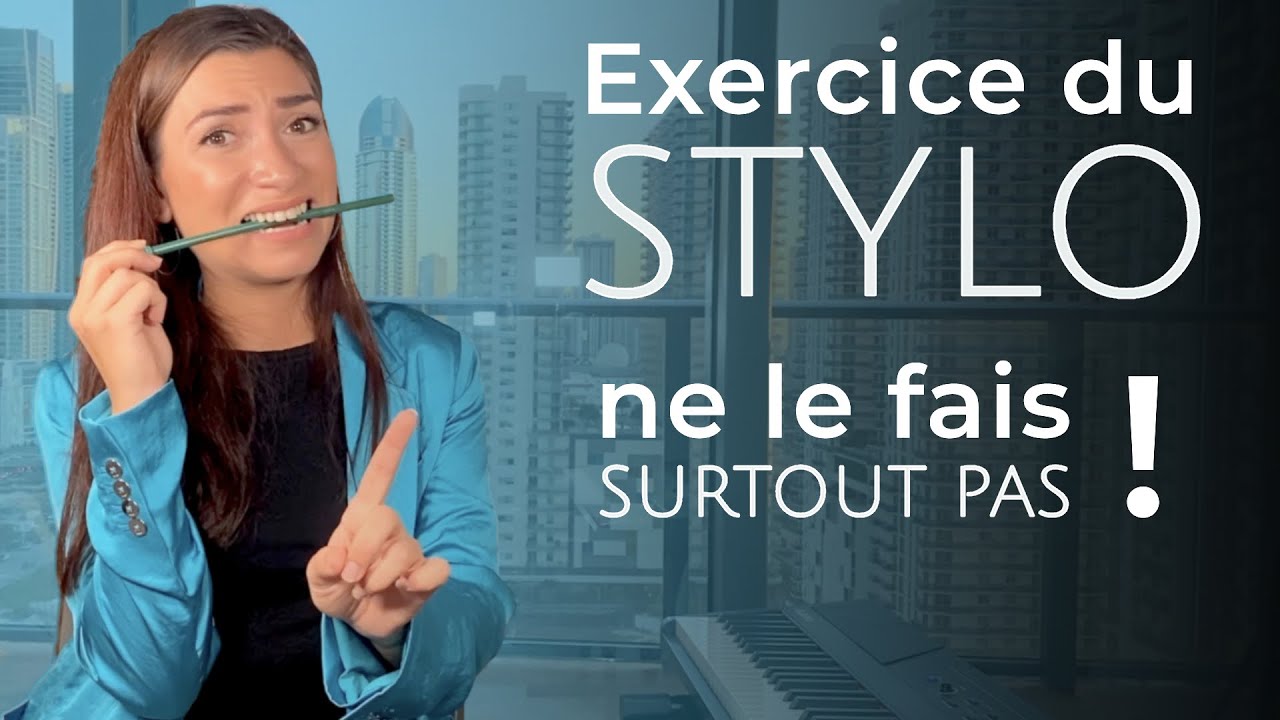 Travailler sa VOIX avec un STYLO dans la BOUCHE ! Ne fais PLUS JAMAIS ça !