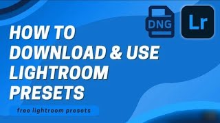 How To download And Use Lr Preset || Free Lr Presets || screenshot 5