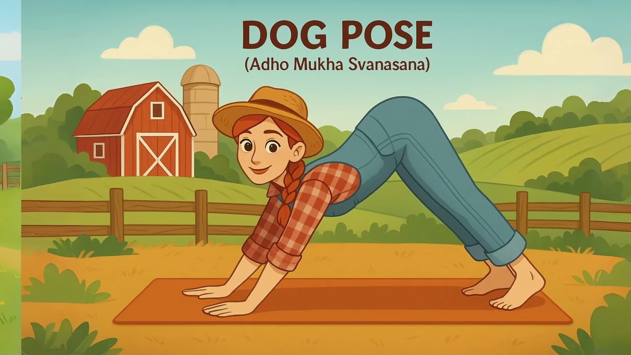 Yoga for Kids in the Countryside | Farm Yoga Adventure | Yoga for Children