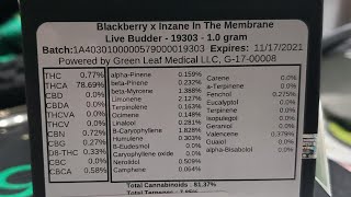 Details Blackberry × Inzane In The Membrane Live Budder by Gleaf Extracts News