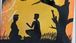 Teacher's Day Drawing With soft Pastels l Teacher's Day  Easy Drawing Step By Step screenshot 1