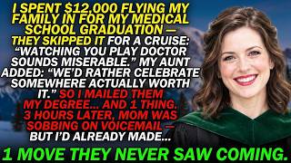 # My Parents Skipped My Graduation for a Cruise and Texted WATCHING YOU PLAY DOCTOR SOUNDS MISERABLE News
