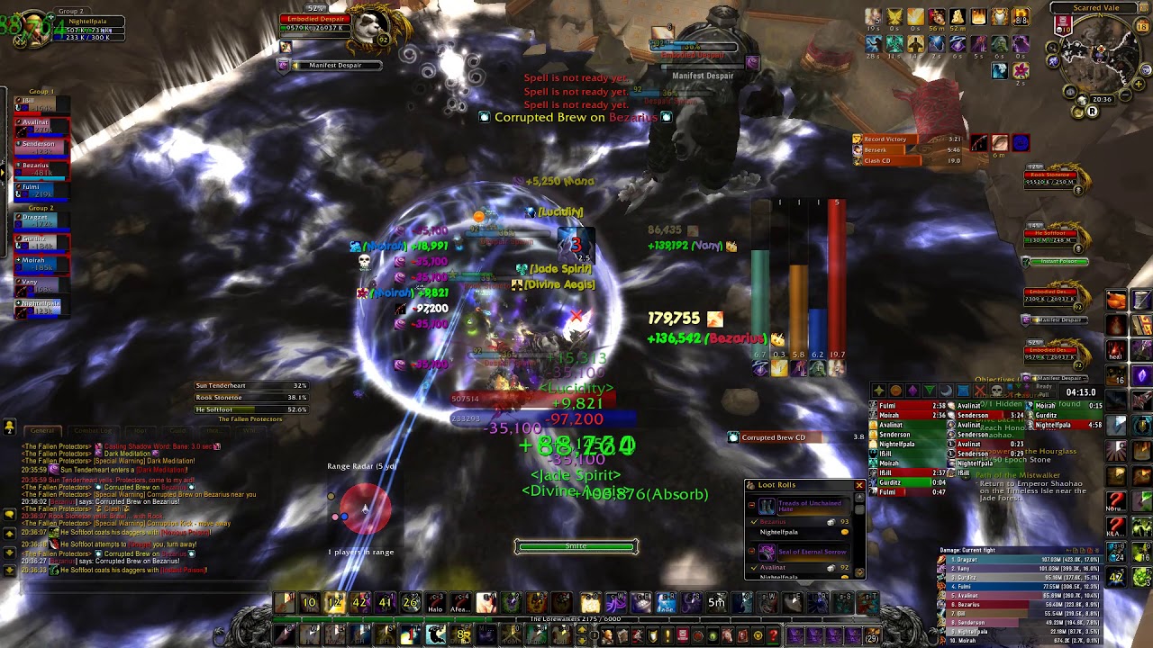 Tauri WoW - Demise - Siege of Orgrimmar 10 Heroic - Fallen Protectors - Discipline Priest POV