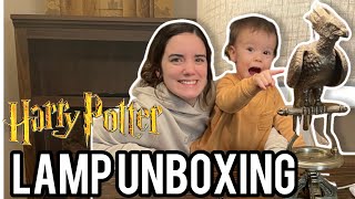Harry Pottery Barn Teen Wizarding World Phoenix Table Lamp Unboxing