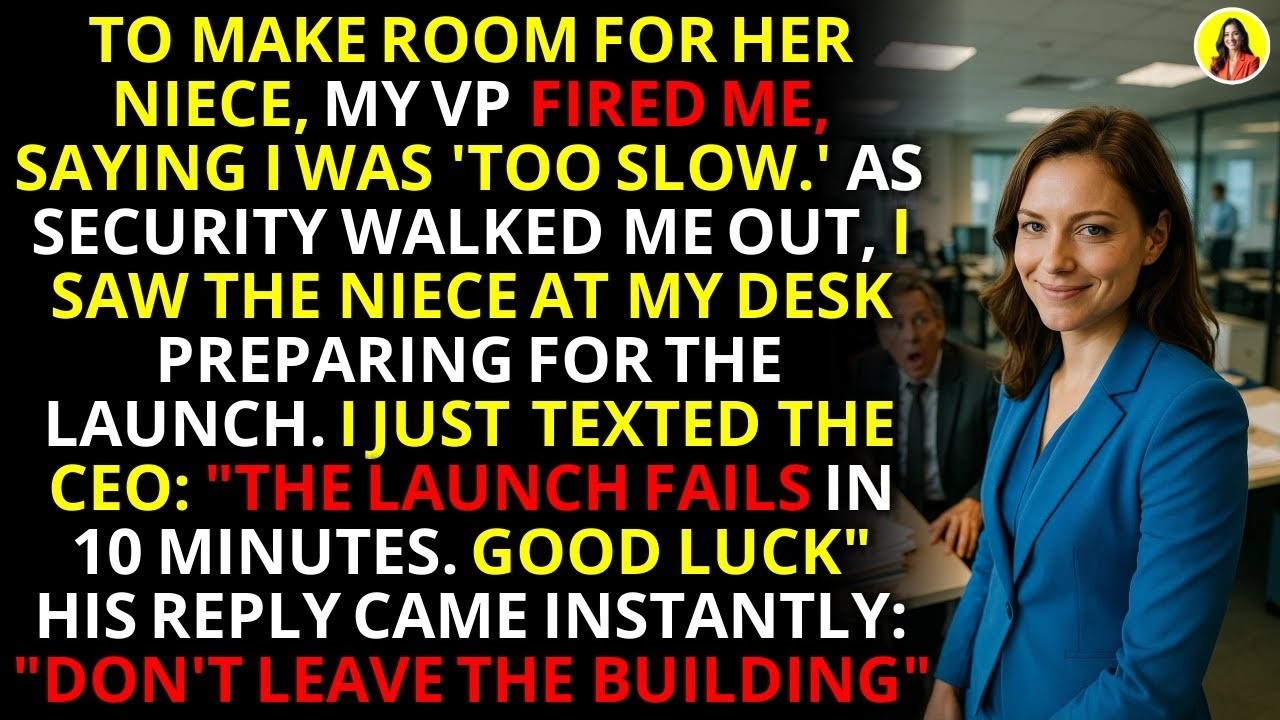 Fired for Being 'Too Slow', I Let the VP's Nepotism Crash the Launch #corporaterevenge