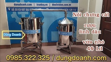 Nồi nấu rượu mini bằng điện nhiệt dầu tiện dụng mới