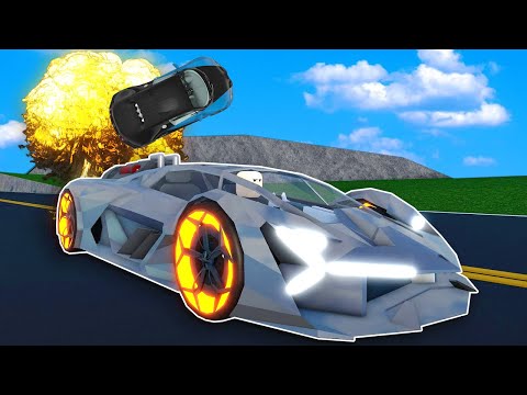 Crashing the Fastest Lamborghini into My Girlfriend! (Roblox Car Crushers 2 Multiplayer)