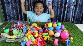 Mihi's Play time with Lot Of color Balloons and surprise chocolate screenshot 1