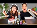 FARE LO SLIME SOLO CON INGREDIENTI NERI CHALLENGE!