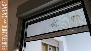 Cómo instalar una mosquitera enrollable en la ventana - Bricomanía