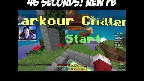 Hypixel Bedwars Lobby Parkour In 46 SECONDS! | #Shorts