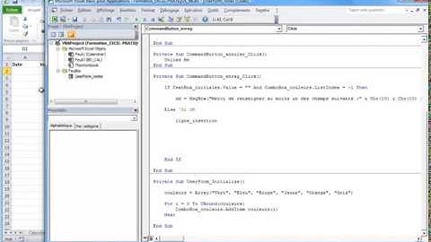 [EXCEL] Formation VBA avancée (18/34)