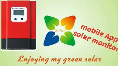 Esmart3 MPPT solar monitor wifi Android app